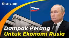 Karena Perang, Kinerja Ekonomi Rusia Merosot?