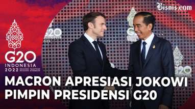 Macron Apresiasi Jokowi Pimpin Presidensi G20