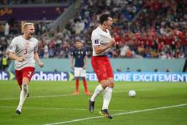 Hasil Prancis vs Denmark: Gol Mbappe Dibalas Christensen, Skor Imbang 1-1