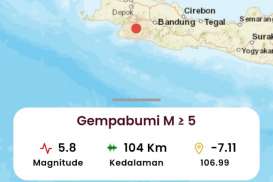 BMKG Revisi Guncangan Gempa Sukabumi jadi M5,8, Getaran Sampai Jakarta