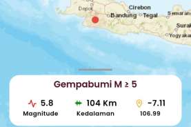 Gempa M5,8 Sukabumi, BMKG: Belum Ada Korban dan Kerusakan