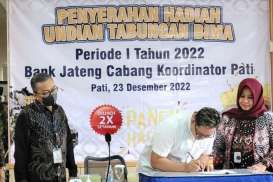 Bank Jateng Cabang Koordinator Pati Serahkan Hadiah Undian Tabungan Bima Periode I Tahun 2022