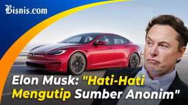 Elon Musk Bantah Isu Tesla Bangun Pabrik di Indonesia