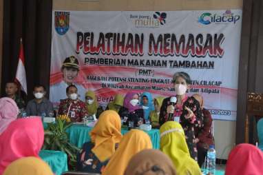 Bank Jateng Bantu Pemkab Cilacap Edukasi Memasak Makanan Anti Stunting