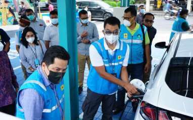 PLN Siapkan Ribuan Pengisian Baterai Mobil Listrik Jelang Mudik Lebaran