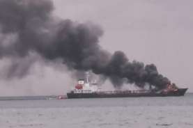 Penjelasan Pertamina soal Terbakarnya Kapal MT Kristin di Perairan Lombok