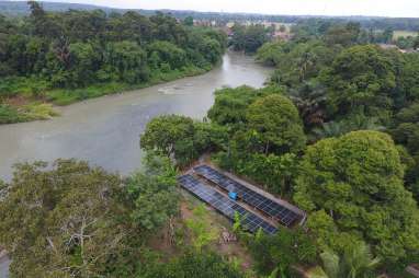 Bukit Asam (PTBA) Resmikan PLTS Irigasi di Muara Enim