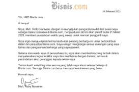 Contoh Surat Pengunduran Diri Kerja, Format, dan Cara Membuatnya