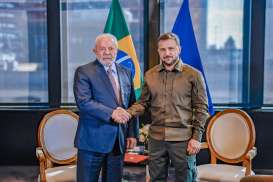 Presiden Brasil Lula dan Zelensky Bertemu Bahas Perdamaian di Ukraina