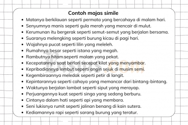 40 Contoh Majas Simile, Pengertian, dan Ciri-cirinya