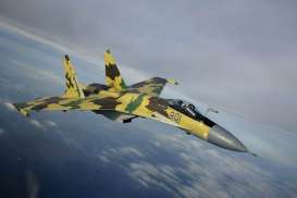 Jet Tempur SU-34 Rusia Luncurkan Rudal Jelajah Kh-59 ke Ukraina