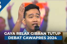 Penutup Debat Cawapres, Gibran: Anak-Anak Muda Harus Saling Mendukung Menuju Indonesia Emas