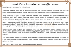 3 Contoh Pidato Bahasa Sunda Tentang Bersyukur hingga Kebersihan