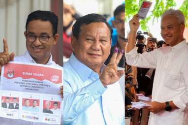 Hasil Quick Count Pilpres 2024: Prabowo Unggul, Anies Kuasai Sumbagut dan DKI