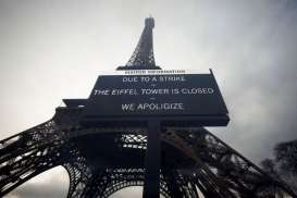 Menara Eiffel Ditutup Imbas Aksi Mogok Kerja Karyawan