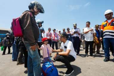 Peserta Mudik Gratis Tiba Lebih Awal di Jateng