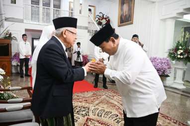 Momen Silaturahmi Wapres dengan Prabowo dan Sederet Pejabat Negara