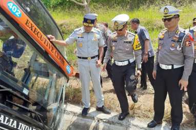 Jasa Raharja Jamin Seluruh Korban Kecelakaan Bus Rosalia Indah di Tol Batang-Semarang