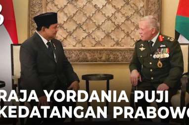 Prabowo Temui Raja Yordania, Bahas Bantuan Kemanusiaan untuk Gaza