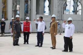 Progres Revitalisasi Masjid Agung Batam Sudah Rampung 90%