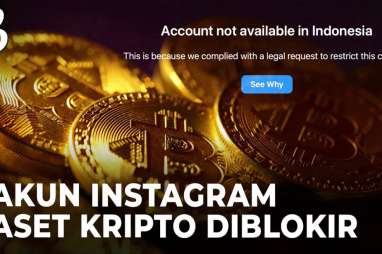 Kominfo Blokir Akun Instagram Perusahaan Aset Kripto