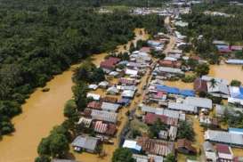 Korban Banjir Halmahera Tengah, Maluku Utara, Masih Mengungsi