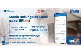 Beli Pulsa/Paket Data di BRImo, Nikmati Promo Seru Akhir Bulan!