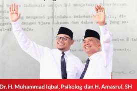 Iqbal-Amasrul Resmi Mendaftar Sebagai Bakal Paslon Wali Kota dan Wakil Wali Kota Padang