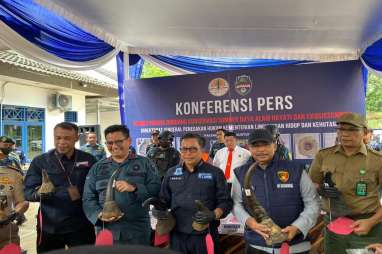 Pedagang Ilegal Cula Badak Senilai Rp43,4 Miliar di Palembang Berhasil Diamankan