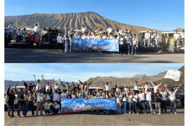 PT Kota Satu Properti Gelar Outing di Bromo, Perkuat Kebersamaan