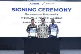 Pertamina-Airbus Jajaki Pengembangan Sustainable Aviation Fuel