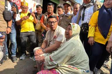 Ridwan Kamil Klaim Klaim Didukung Warga Jakbar, Janji Gelar Pasar Murah Sebulan Sekali