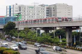 LRT Jakarta Velodrome-Rawamangun Uji Coba Jalur, Kapan Rampung?