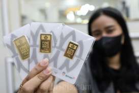 Harga Emas 24 Karat Antam Hari Ini Stagnan Rp1,5 Juta per Gram