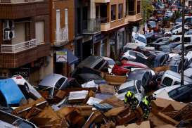 Korban Tewas Banjir Bandang Spanyol Tembus 214 Orang