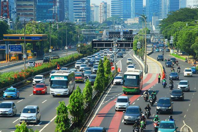 Suasana Jalan Di Jakarta Setelah Libur Lebaran 2019