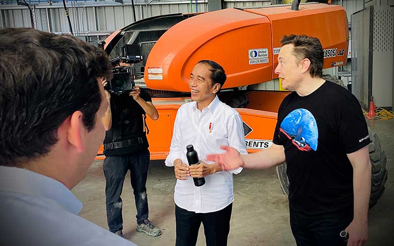 Presiden Joko Widodo Bertemu Founder SpaceX Elon Musk