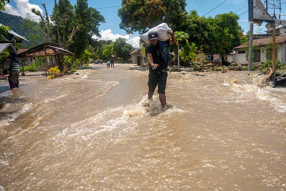 Ratusan Rumah Terendam Banjir Luapan Sungai Di Sigi Sulawesi Tengah