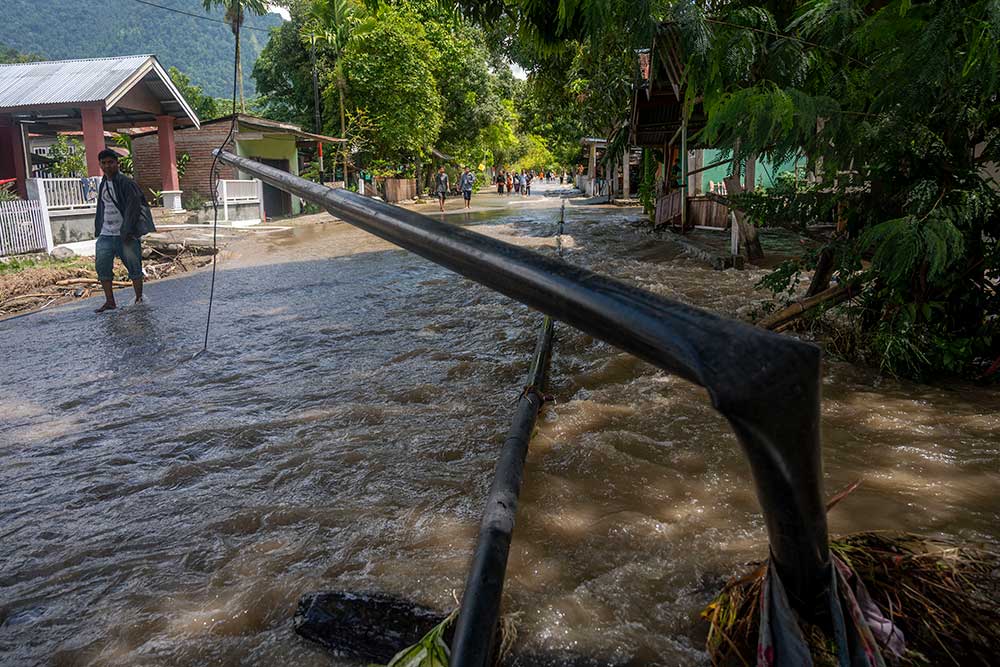 Ratusan Rumah Terendam Banjir Luapan Sungai Di Sigi Sulawesi Tengah