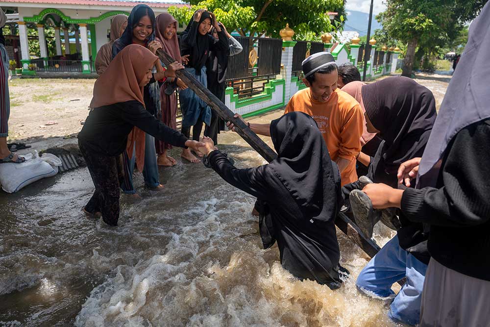 Ratusan Rumah Terendam Banjir Luapan Sungai Di Sigi Sulawesi Tengah