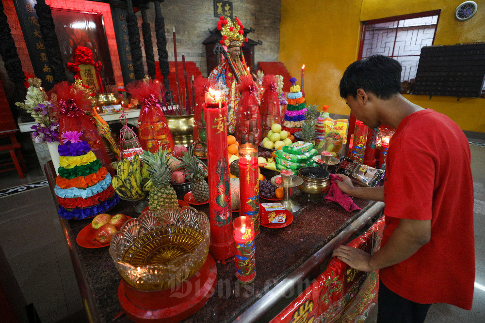 Sambut Imlek Vihara Amurva Bhumi Di Jakarta Mulai Bersolek 8348