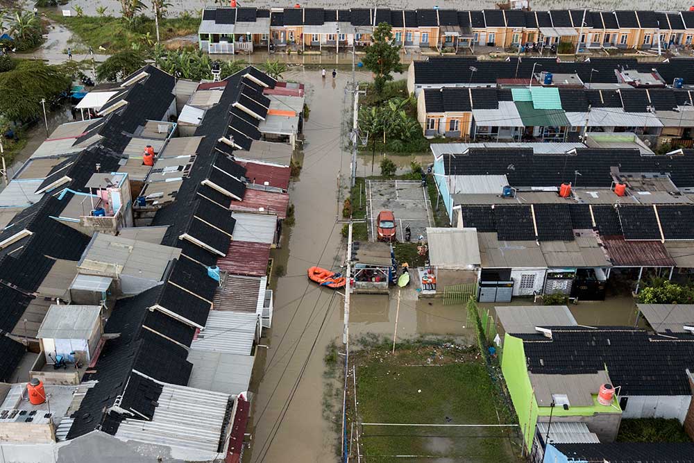 Sebanyak 117 Titik Di Kabupaten Bekasi Terendam Banjir