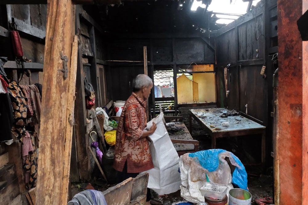 Angin Puting Beliung Porak Porandakan Rumah Di Wonosobo