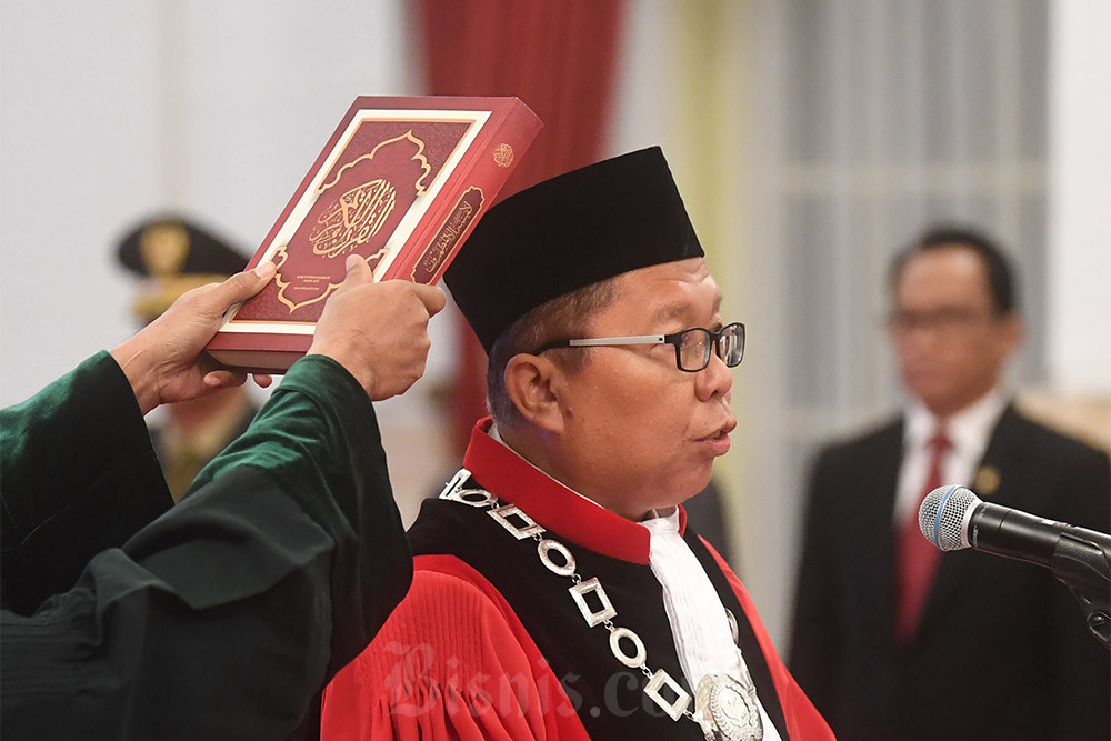 Pengucapan Sumpah Hakim MK Arsul Sani