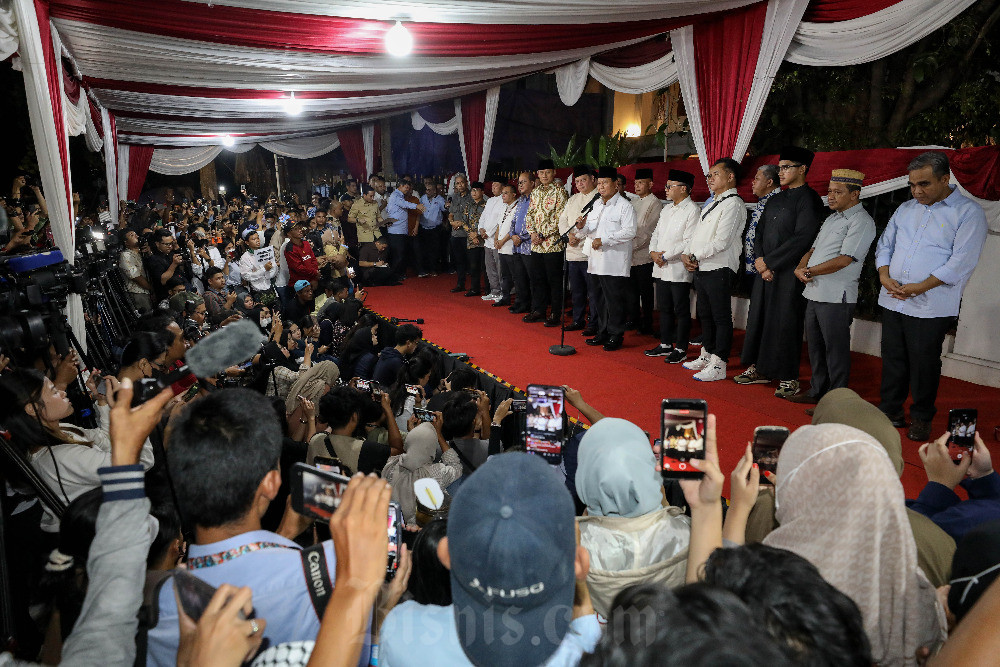 Prabowo Subianto Sampaikan Pidato Kemenangan Seusai Ditetapkan Pemenang