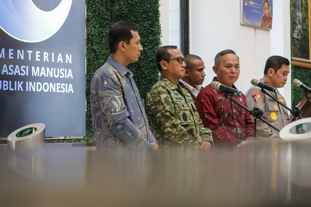 Kementerian HAM Bahas Situasi Papua Pascakontak Senjata di Intan Jaya