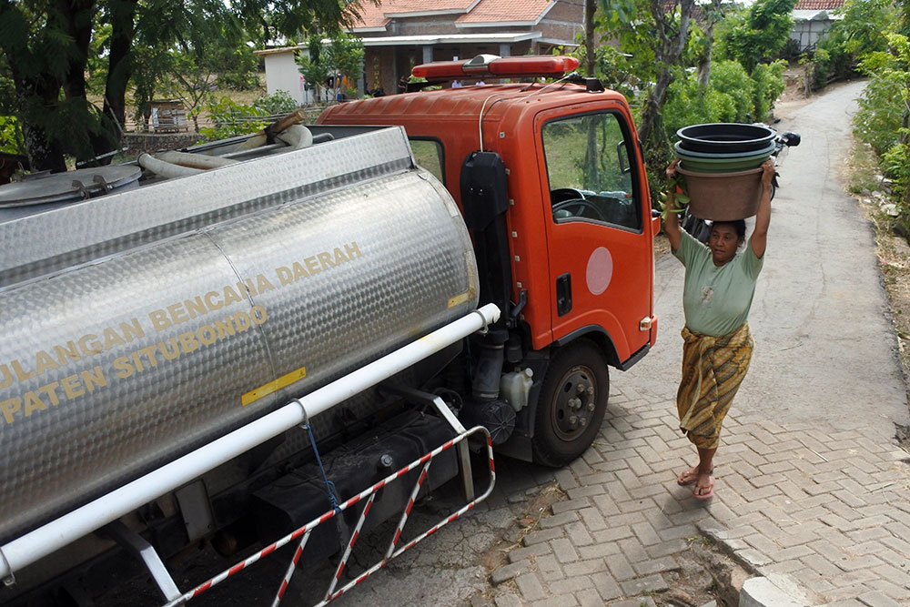 BPBD Situbondo Salurkan Air Bersih untuk 11.495 Warga Terdampak Kekeringan