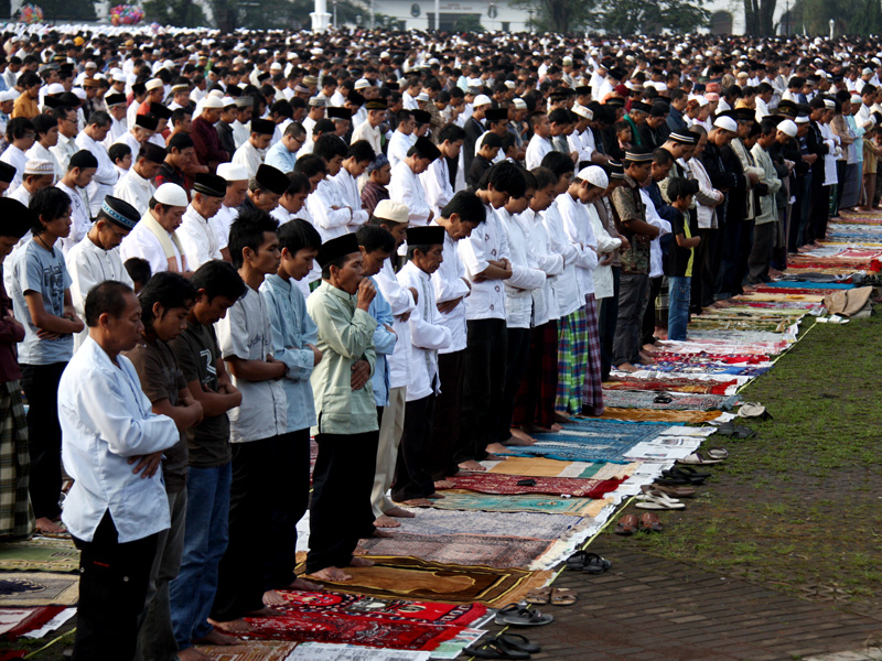  FOTO: Idulfitri di Gasibu Bandung