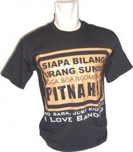  Kaus Asli Bandung, lucu-lucu