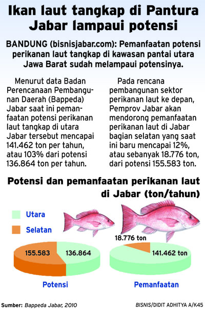  Ikan laut tangkap di Pantura Jabar lampaui potensi